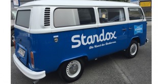 Pão-de-forma restaurada com tintas Standox